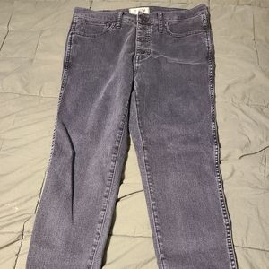 Madewell distressed ankle skinny jeans